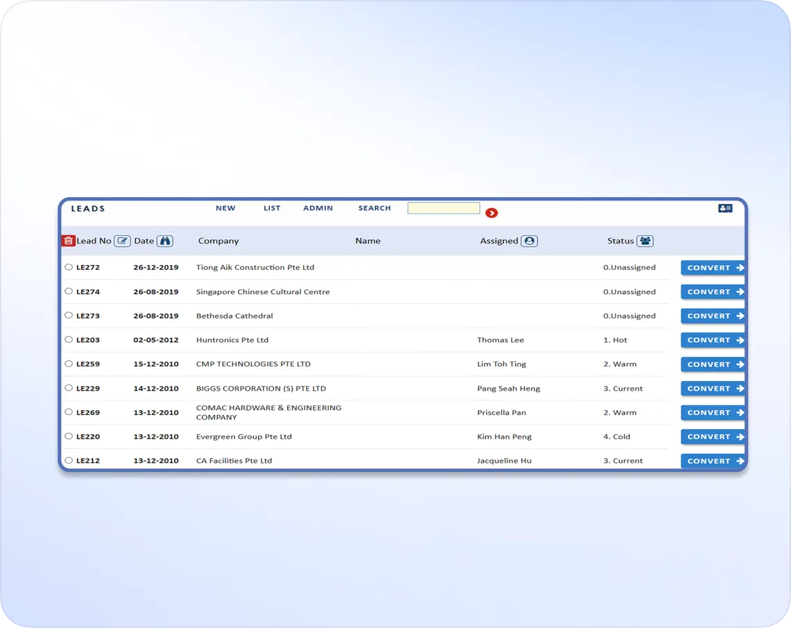 Contact Information Management